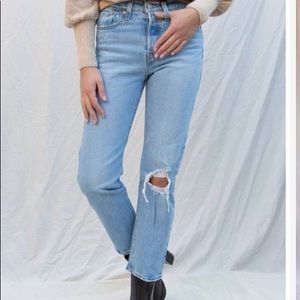 Wedgie Straight Ankle in Tango Fray